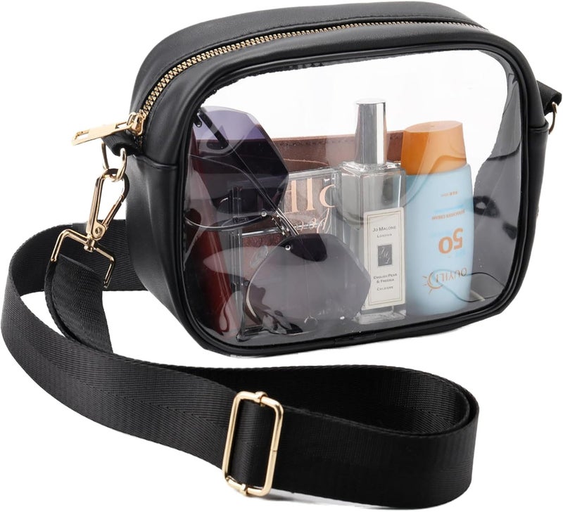 yuanming Clear Bag Stadium Approved, Clear Crossbody Purse Bag, Clear Stadium Bags for Women - Image 1